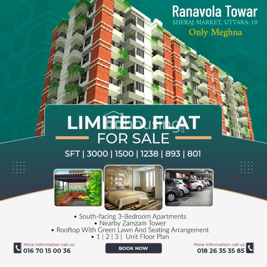 Ranavola Tower, Apartment/Flats at Uttara