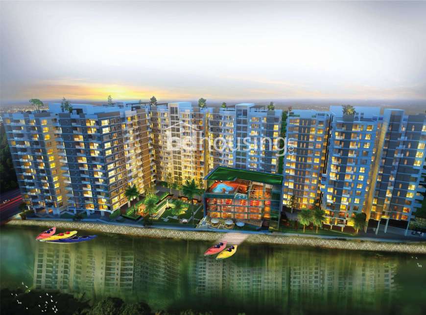 Rupayan Lake Castle, Apartment/Flats at Bashundhara R/A