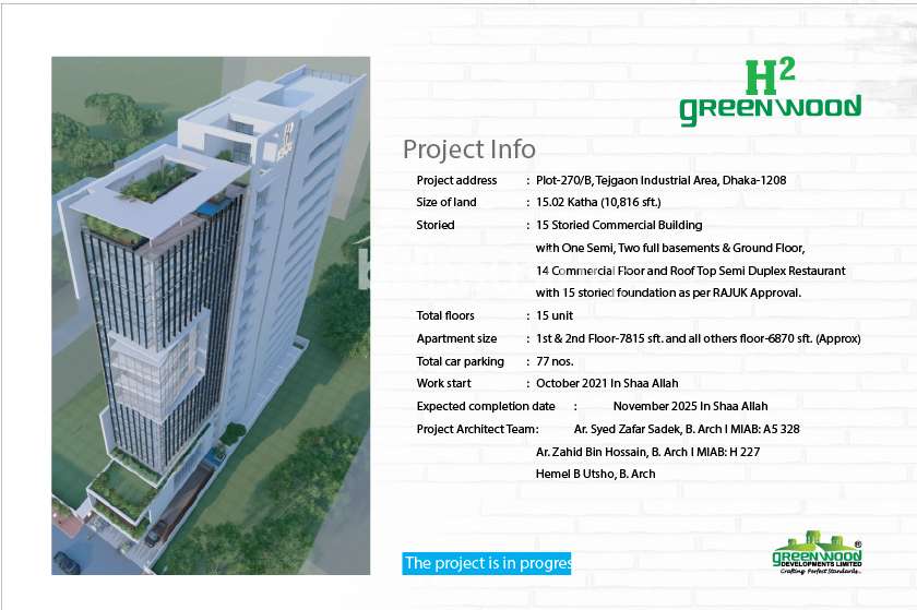 Greenwood H Square, Office Space at Tejgaon