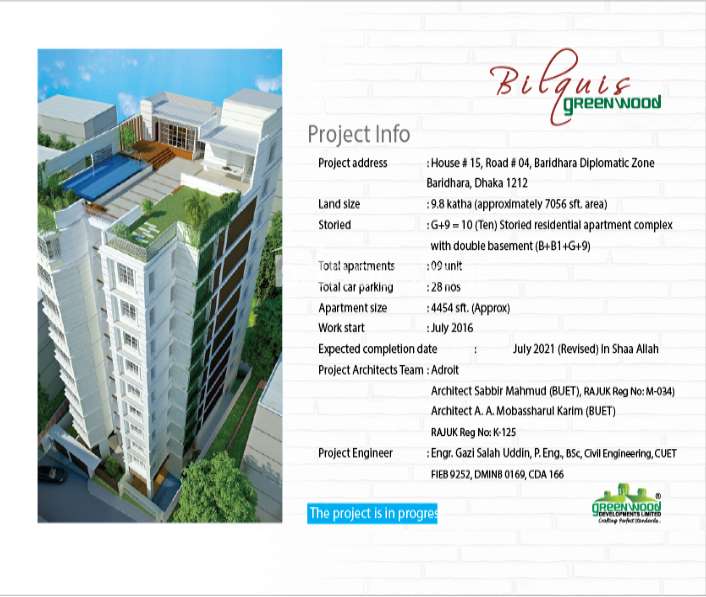 Greenwood Bilquis, Apartment/Flats at Baridhara