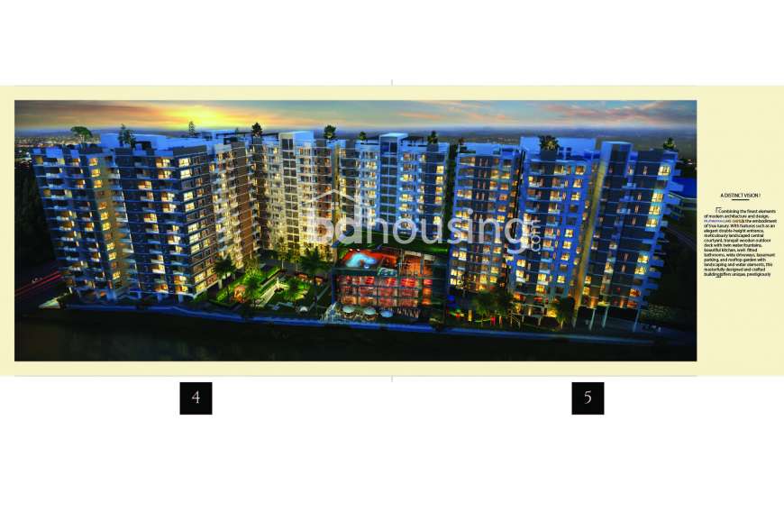 Rupayan Lake Castle  , Apartment/Flats at Bashundhara R/A