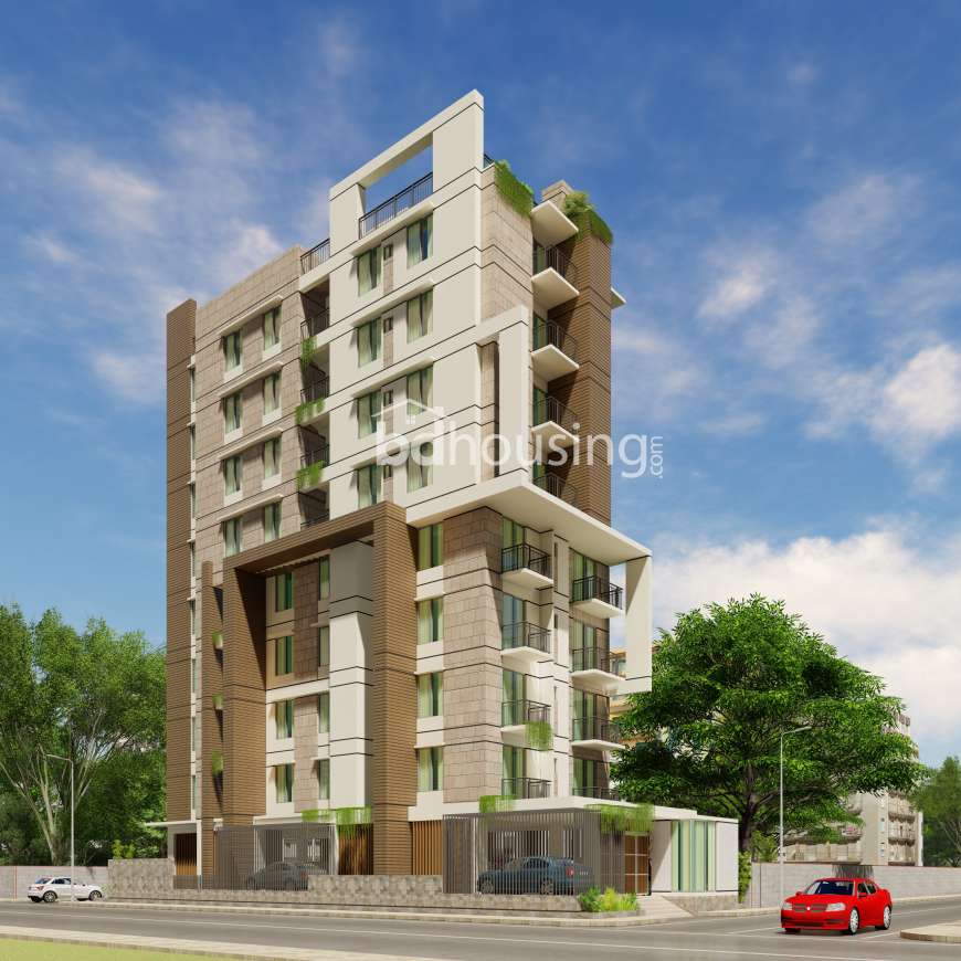 3 side open,4bed, 2650 sft corner Apt @ K block., Apartment/Flats at Bashundhara R/A