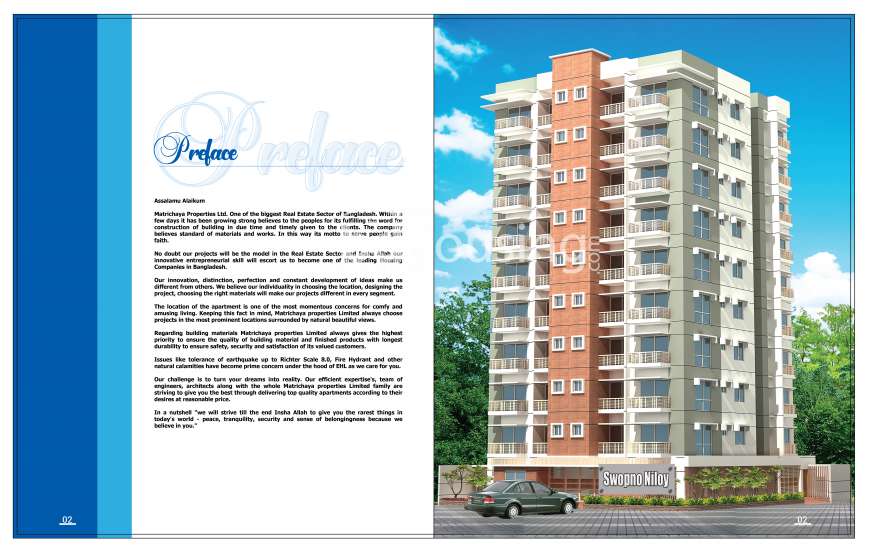 Matrichaya Swapno Niloy, Apartment/Flats at Uttar Khan