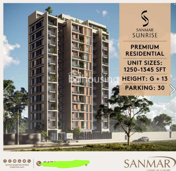 Sanmar Sunrise., Apartment/Flats at Uttara