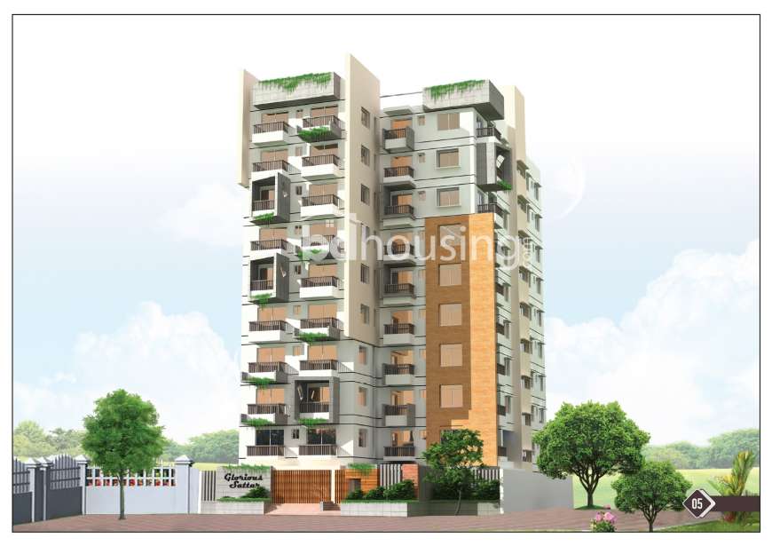 Glorious Sattar, Apartment/Flats at Agargaon
