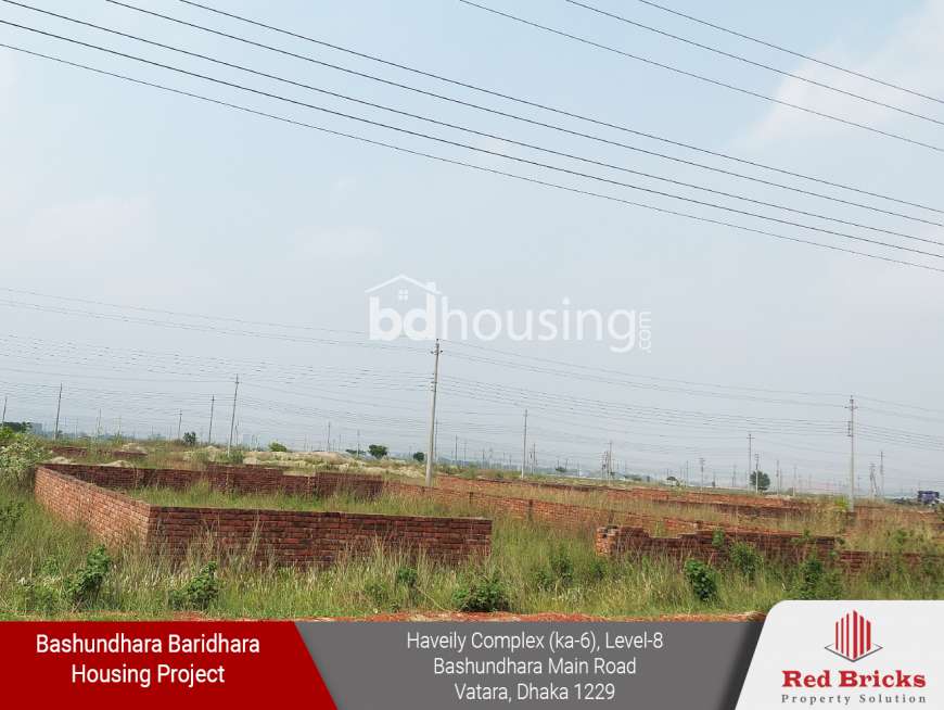 Red Bricks Property Solution, Residential Plot at Bashundhara R/A