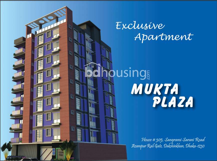 Mukta Plaza, Uttara, Dhaka 1230, Apartment/Flats at Azompur