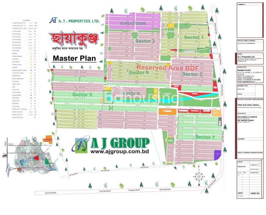 BDF Chhayakunjo, Residential Plot at Purbachal