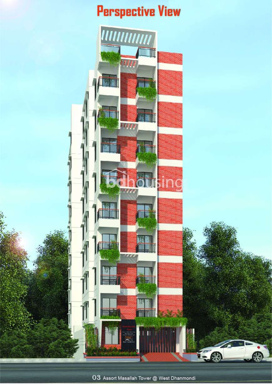 Assort Masallah Tower , Apartment/Flats at Dhanmondi