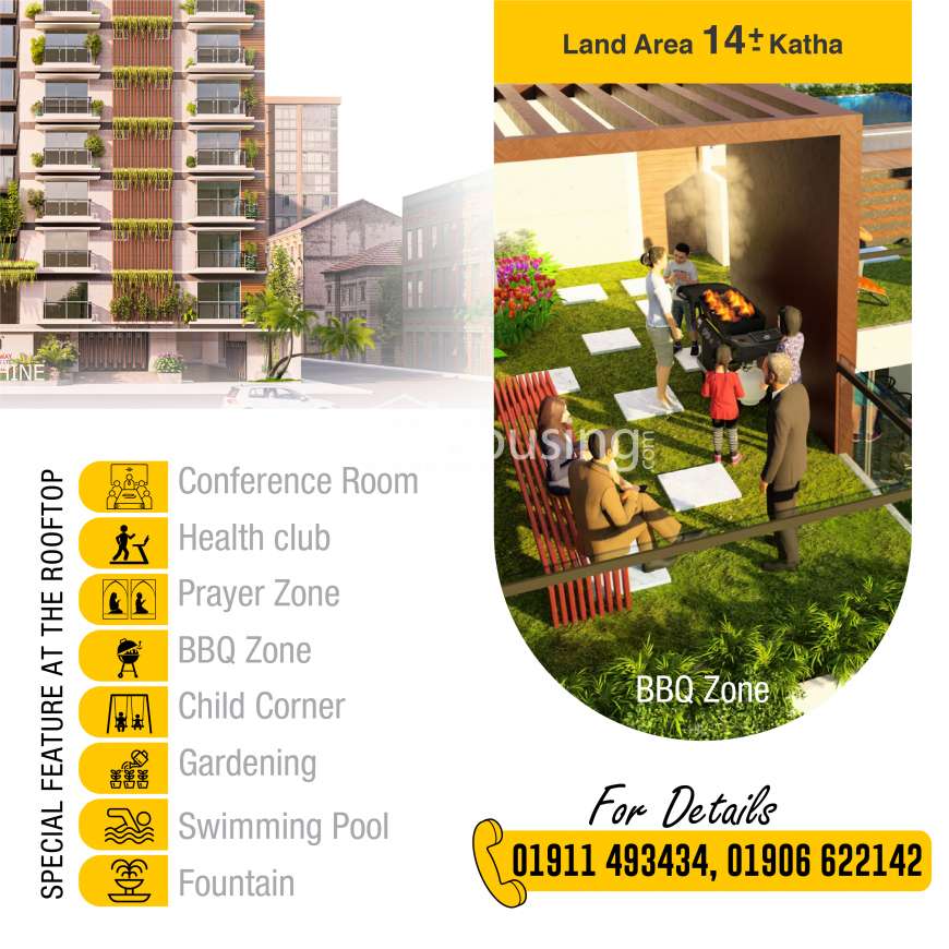 Dreamway Sunshine, Land Sharing Flat at Bashundhara R/A