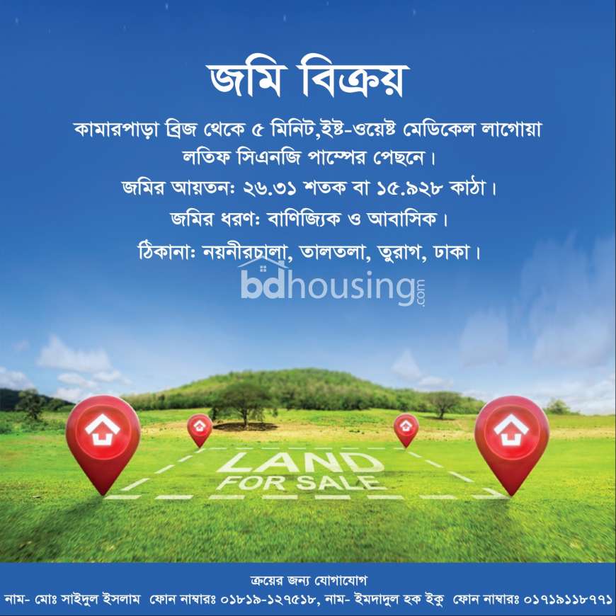 Residential/ Commercial Plot, Residential Plot at Uttara