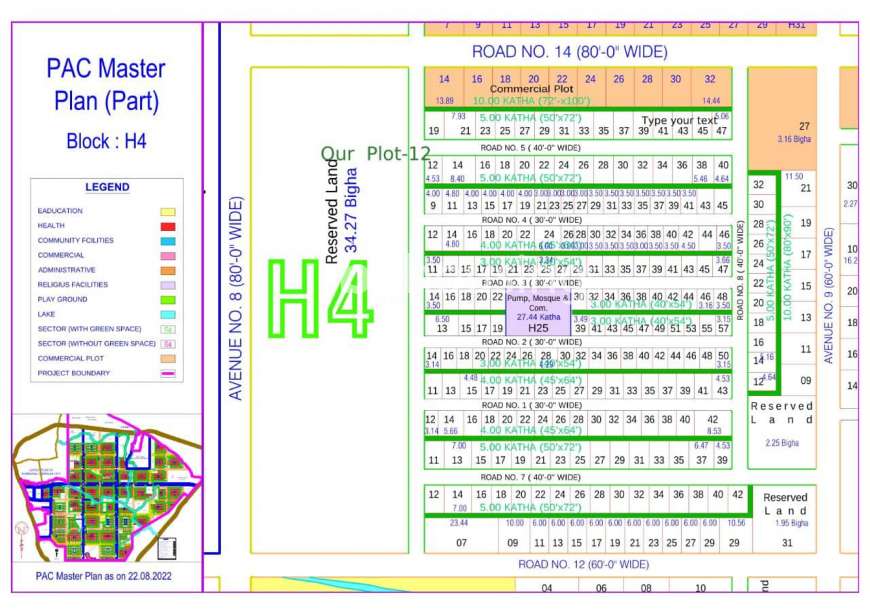 American Purbachal City, Residential Plot at Purbachal