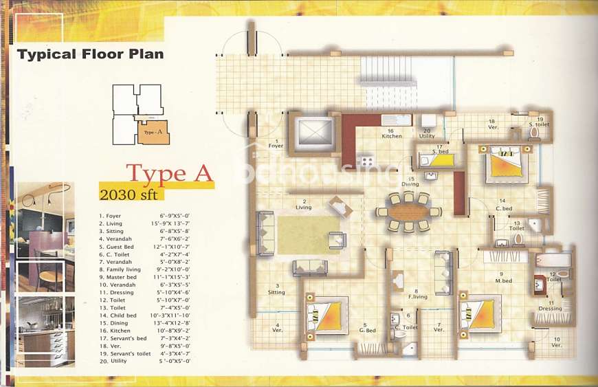 Irving Shanchari, Apartment/Flats at Banani