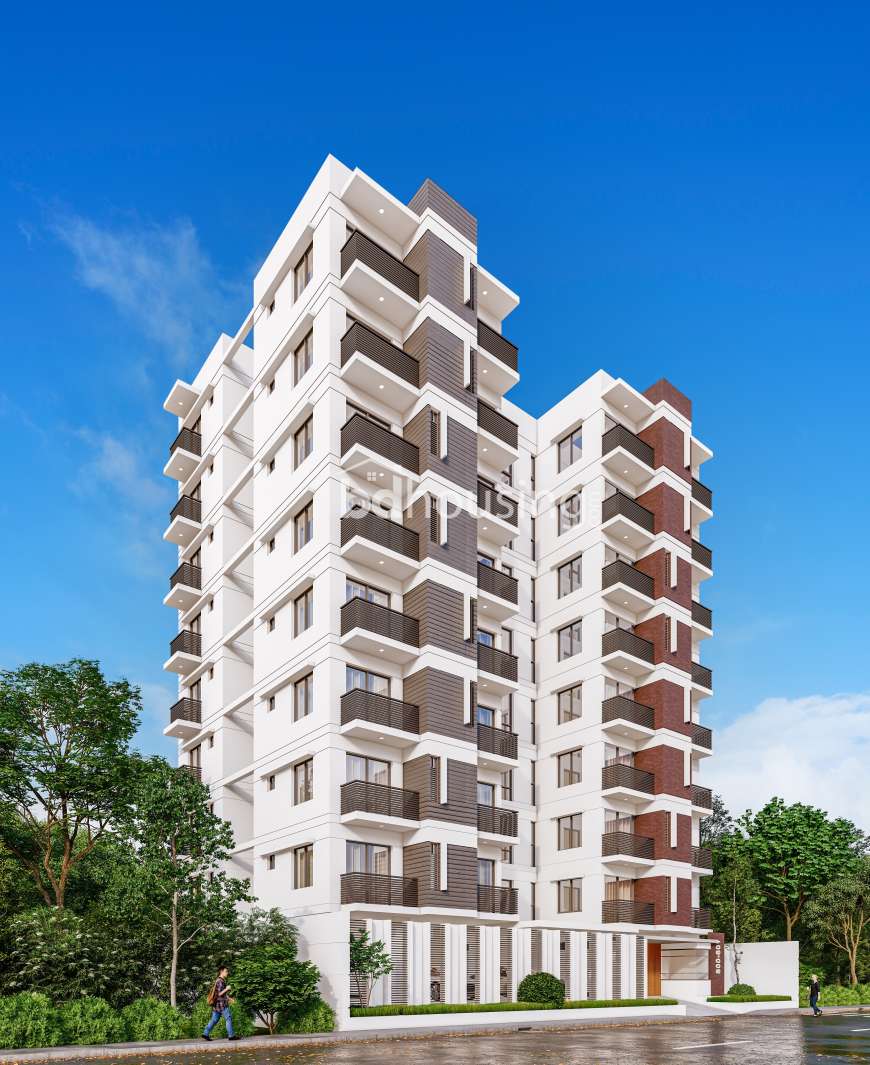 Plot-800-801,1766 sft flat of Sena Kalyan at Bashundhara Block-M, Apartment/Flats at Bashundhara R/A