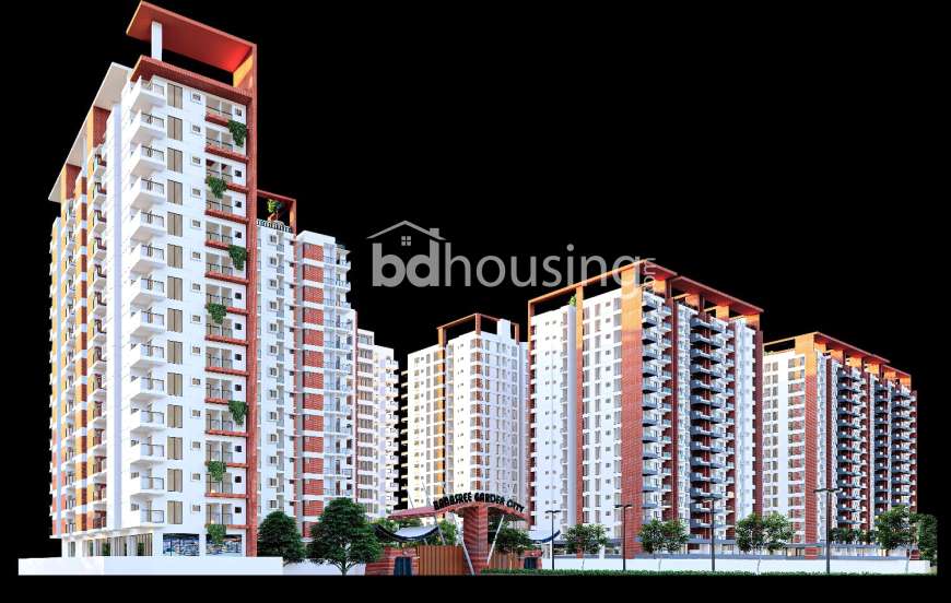 Banasree Garden City, Land Sharing Flat at Banasree