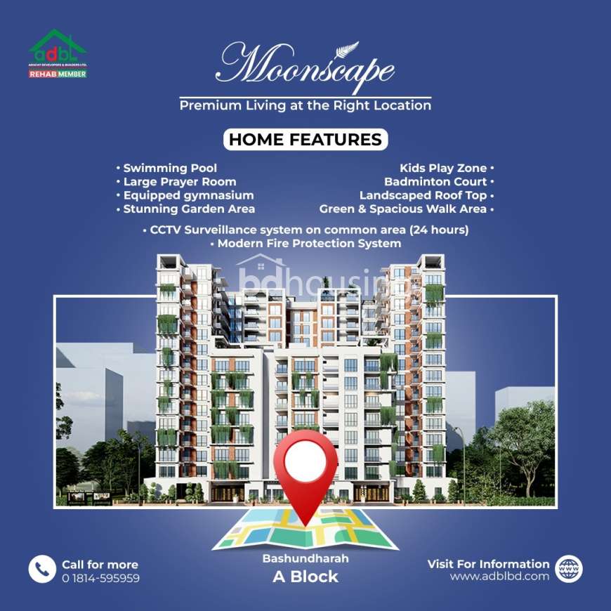 MOONSCAPE, Apartment/Flats at Bashundhara R/A