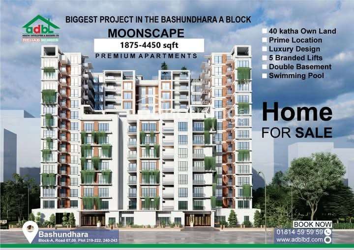MOONSCAPE, Apartment/Flats at Bashundhara R/A