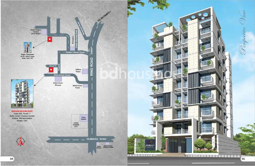 Nagar Moonlight, Apartment/Flats at Mohammadpur