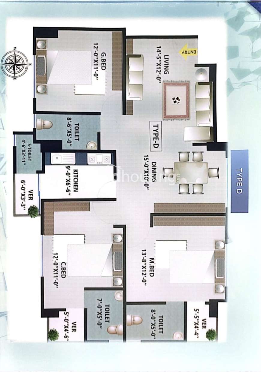 Mohammadpur, Apartment/Flats at Adabor
