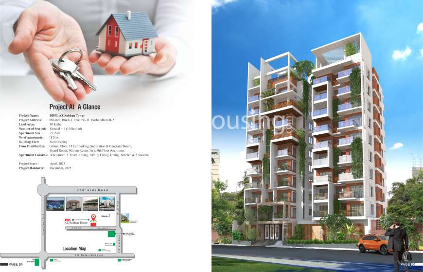 DDPL AZ Sobhan Tower, Apartment/Flats at Bashundhara R/A
