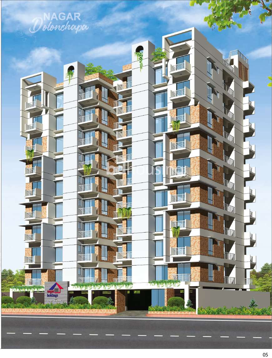 Nagar Dolonchapa, Apartment/Flats at Bashundhara R/A