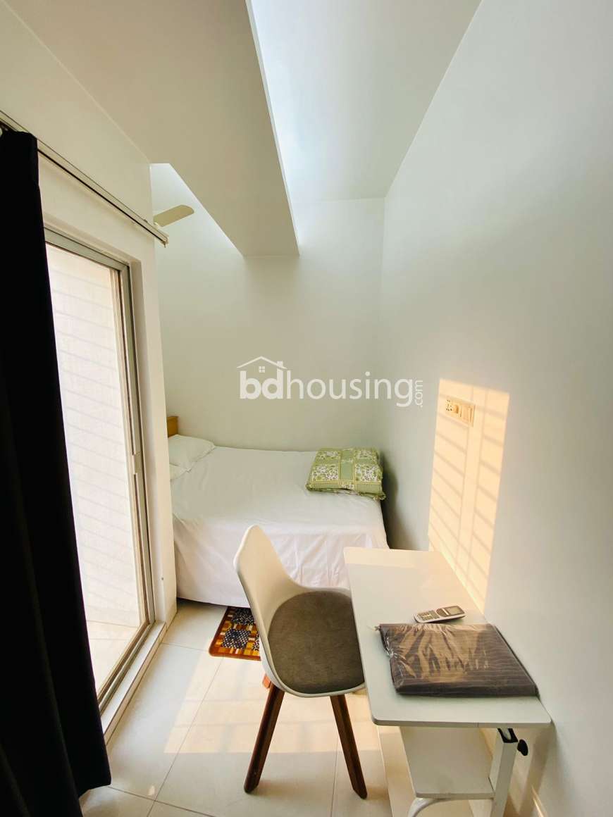 Comfort 2-Room Studio Apartment Rent in Bashundhara R/A, Apartment/Flats at Bashundhara R/A
