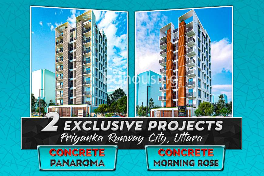 Concrete Morning Rose & Panaroma, Apartment/Flats at Uttara