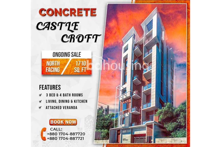 Concrete Castle Croft, Apartment/Flats at Uttara