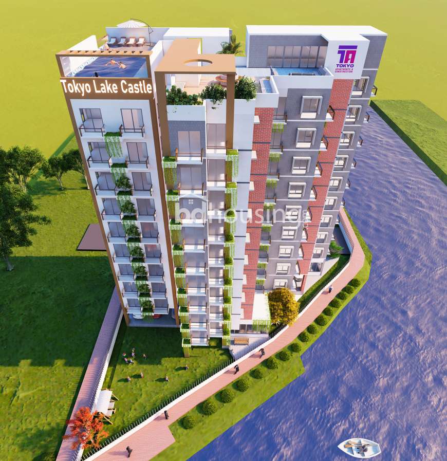 Tokyo Lake Castle, Land Sharing Flat at Bashundhara R/A