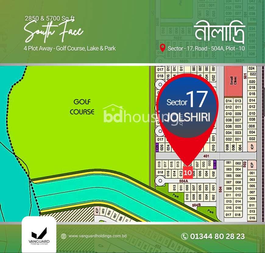 Vanguard Niladri, Apartment/Flats at Jolshiri Abason