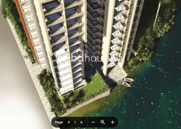 2085 sft ready lake view apartment in Bashundhara D block Evercare road, Apartment/Flats at Bashundhara R/A