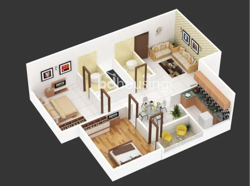 RAJ VILLA, Apartment/Flats at Kalabagan