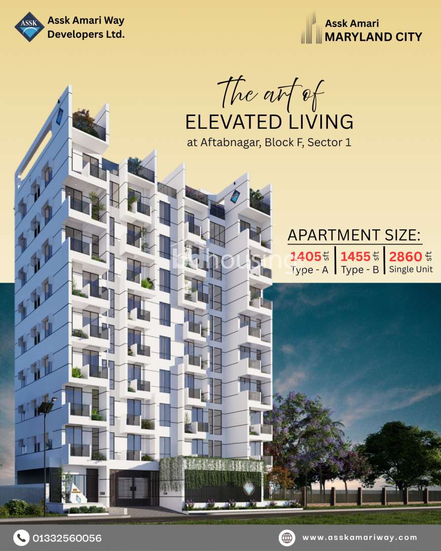 Assk Amari Maryland City, Apartment/Flats at Aftab Nagar
