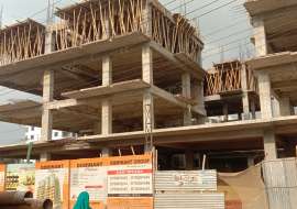 1050 sqft, 3 Beds Under Construction Flats for Sale at Aftab Nagar Apartment/Flats at 
