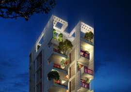 Plot share flat aftabnagar Apartment/Flats at Aftab Nagar, Dhaka