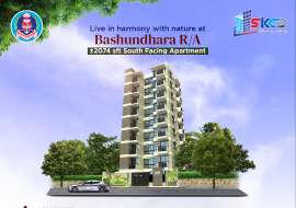2074 sqft, 4 Beds Under Construction Apartment/Flats for Sale at Bashundhara R/A Apartment/Flats at 