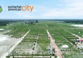A to G Block || 5/10 katha || Ready Residential Plot for Sale at Purbachal American City Residential Plot at 
