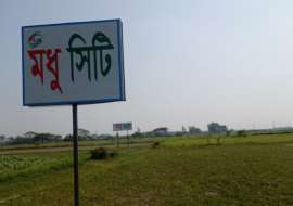 Modhu City Residential Plot at Basila, Dhaka