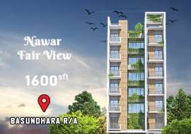 1600 sqft, 3 Beds Under Construction Apartment/Flats for Sale at Bashundhara R/A Apartment/Flats at 