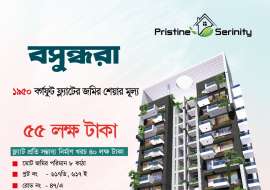Bashundhara land share 55 lac tk 1950 sft flat Apartment/Flats at 