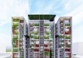 2250 sqft, 4 Beds Upcoming  Land Sharing Flat for Sale at Bashundhara R/A Land Sharing Flat at 
