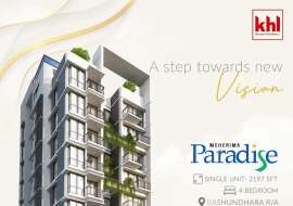 2197 sqft, 4 Beds Under Construction Apartment/Flats for Sale at Bashundhara R/A Apartment/Flats at 