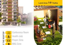 2510 sqft, 4 Beds Under Construction Land Sharing Flat for Sale at Bashundhara R/A Land Sharing Flat at 