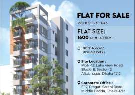 1600 sqft, 3 Beds Almost Ready Flats for Sale at Aftab Nagar Apartment/Flats at 