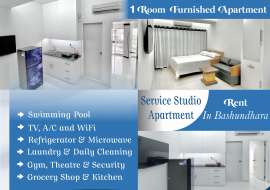 Furnished Serviced Apartment RENT in Bashundhara R/A Apartment/Flats at 