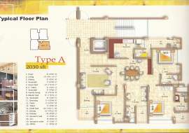2198 sqft, 3 Beds Ready Apartment/Flats for Sale at Banani Apartment/Flats at 