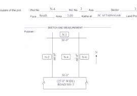 Aftab Nagar Land Project; 3 Katha; South Facing; Next to Corner Plot Residential Plot at 