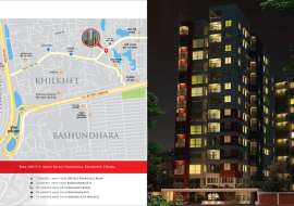 1275 sqft, 3 Beds Under Construction Flats for Sale at Khilkhet Apartment/Flats at 