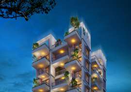 2380 sqft, 3 Beds Under Construction Apartment/Flats for Sale at Bashundhara R/A Apartment/Flats at 