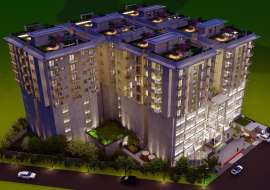 1214 sqft , 3 beds, 4 baths Flats in Tower-4 & 5 for Sale at Mirpur 13 Apartment/Flats at 